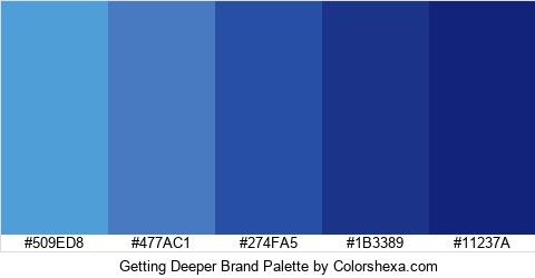 Getting Deeper Brand Colors Logo