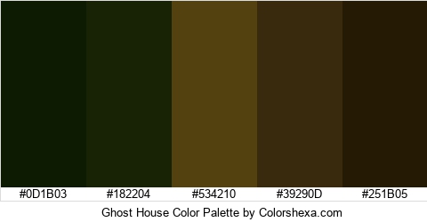 Ghost House Color Colors Logo