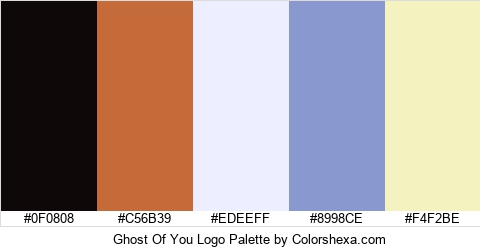 Ghost Of You Logo Colors Logo