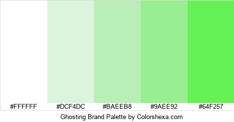 Ghosting Brand Colors Logo