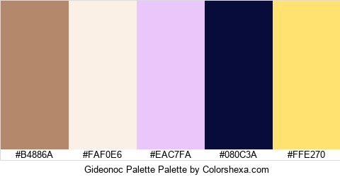 Gideonoc Palette Colors Logo