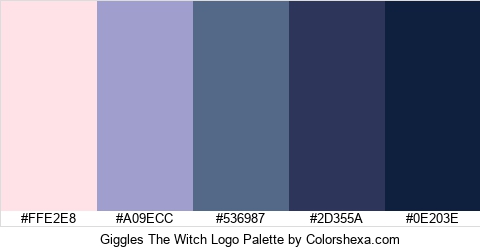 Giggles The Witch Logo Colors Logo