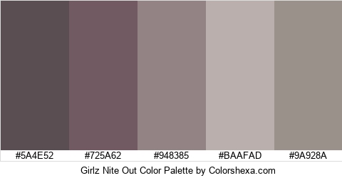 Girlz Nite Out Color Colors Logo