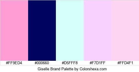 Giselle Brand Colors Logo