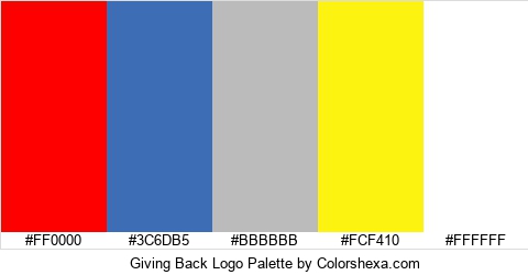 Giving Back Logo Colors Logo