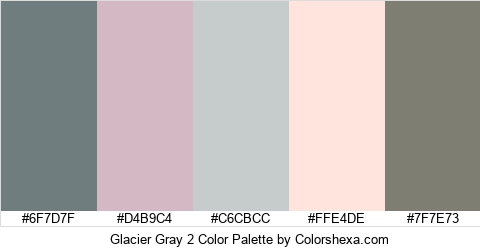 Glacier Gray 2 Color Colors Logo