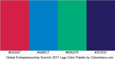 Global Entrepreneurship Summit 2017 Logo Color Colors Logo