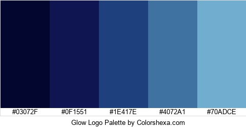 Glow Logo Colors Logo