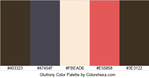 Gluttony Color Colors Logo