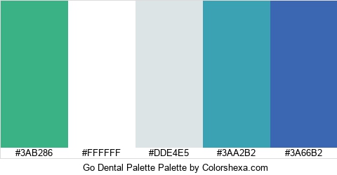 Go Dental Palette Colors Logo