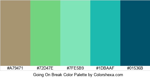 Going On Break Color Colors Logo