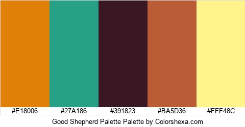 Good Shepherd Palette Colors Logo