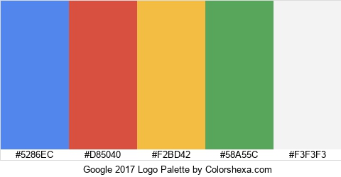 Google 2017 Logo Colors Logo