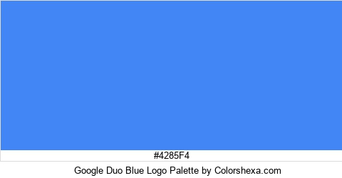 Google Duo Blue Logo Colors Logo