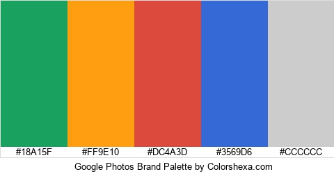 Google Photos Brand Colors Logo