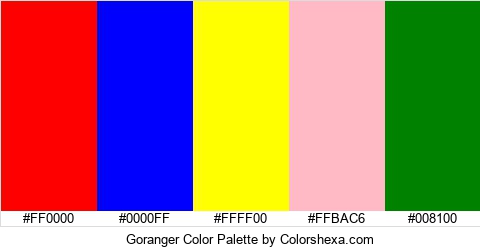 Goranger Color Colors Logo