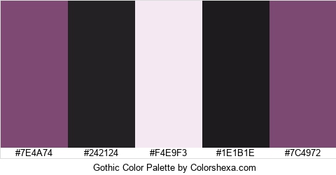 Gothic Color Colors Logo