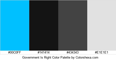 Government Is Right Color Colors Logo