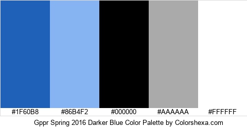 Gppr Spring 2016 Darker Blue Color Colors Logo