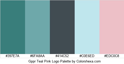 Gppr Teal Pink Logo Colors Logo