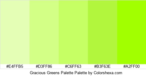 Gracious Greens Palette Colors Logo