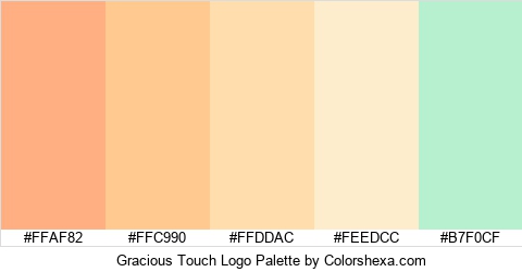 Gracious Touch Logo Colors Logo