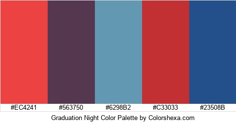 Graduation Night Color Colors Logo