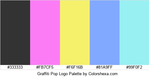 Graffiti Pop Logo Colors Logo