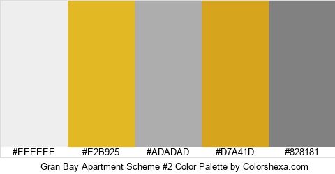 Gran Bay Apartment Scheme #2 Color Colors Logo