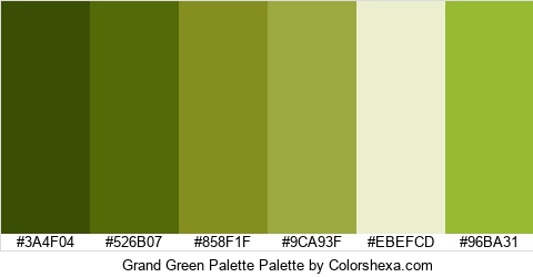 Grand Green Palette Colors Logo