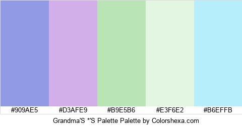 Grandma'S *'S Palette Colors Logo