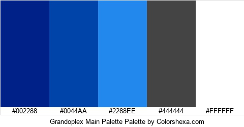 Grandoplex Main Palette Colors Logo