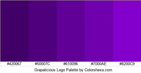 Grapalicious Logo Colors Logo