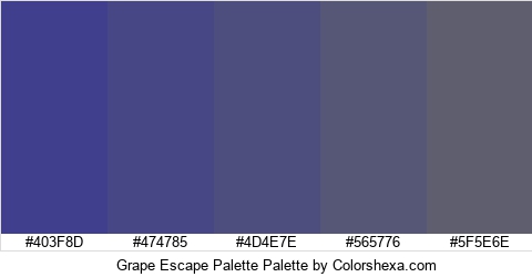 Grape Escape Palette Colors Logo