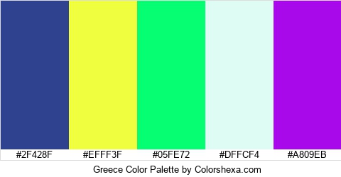 Greece Color Colors Logo