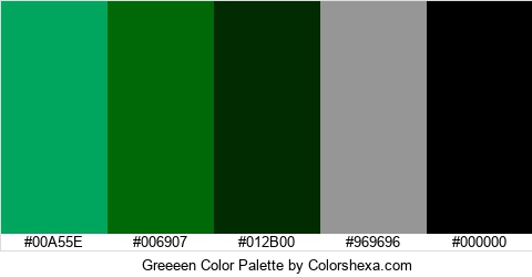 Greeeen Color Colors Logo