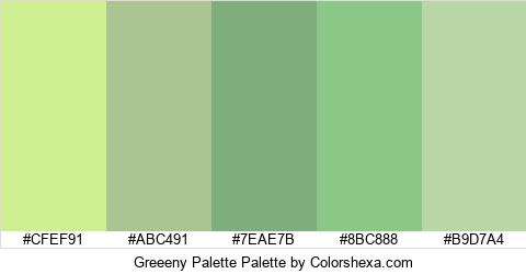 Greeeny Palette Colors Logo
