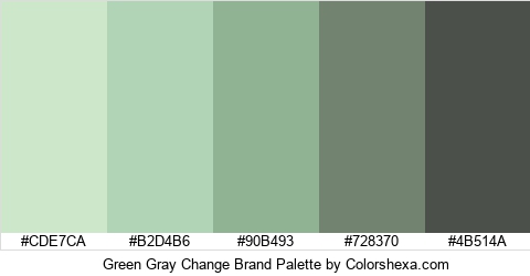 Green Gray Change Brand Colors Logo