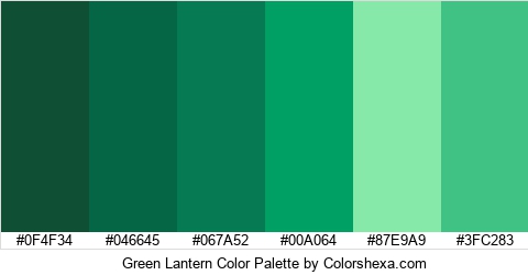 Green Lantern Color Colors Logo