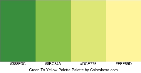 Green To Yellow Palette Colors Logo