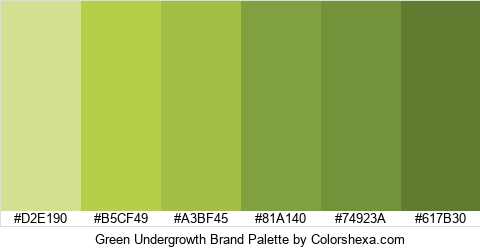 Green Undergrowth Brand Colors Logo