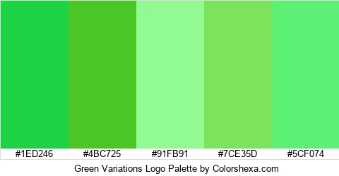 Green Variations Logo Colors Logo