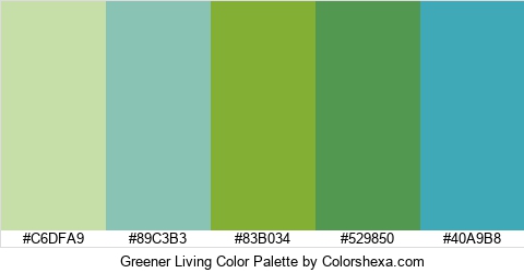 Greener Living Color Colors Logo