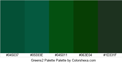 Greens2 Palette Colors Logo