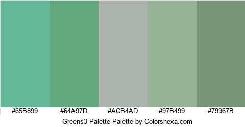 Greens3 Palette Colors Logo