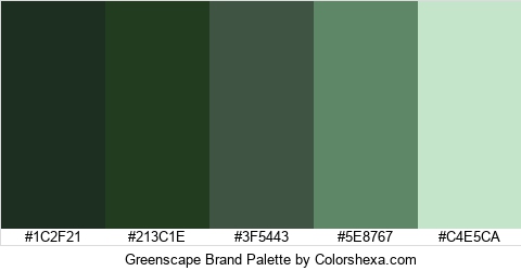 Greenscape Brand Colors Logo