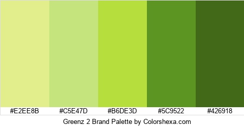 Greenz 2 Brand Colors Logo