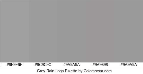 Grey Rain Logo Colors Logo