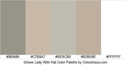 Grises Lady With Hat Color Colors Logo