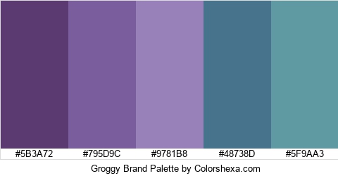 Groggy Brand Colors Logo